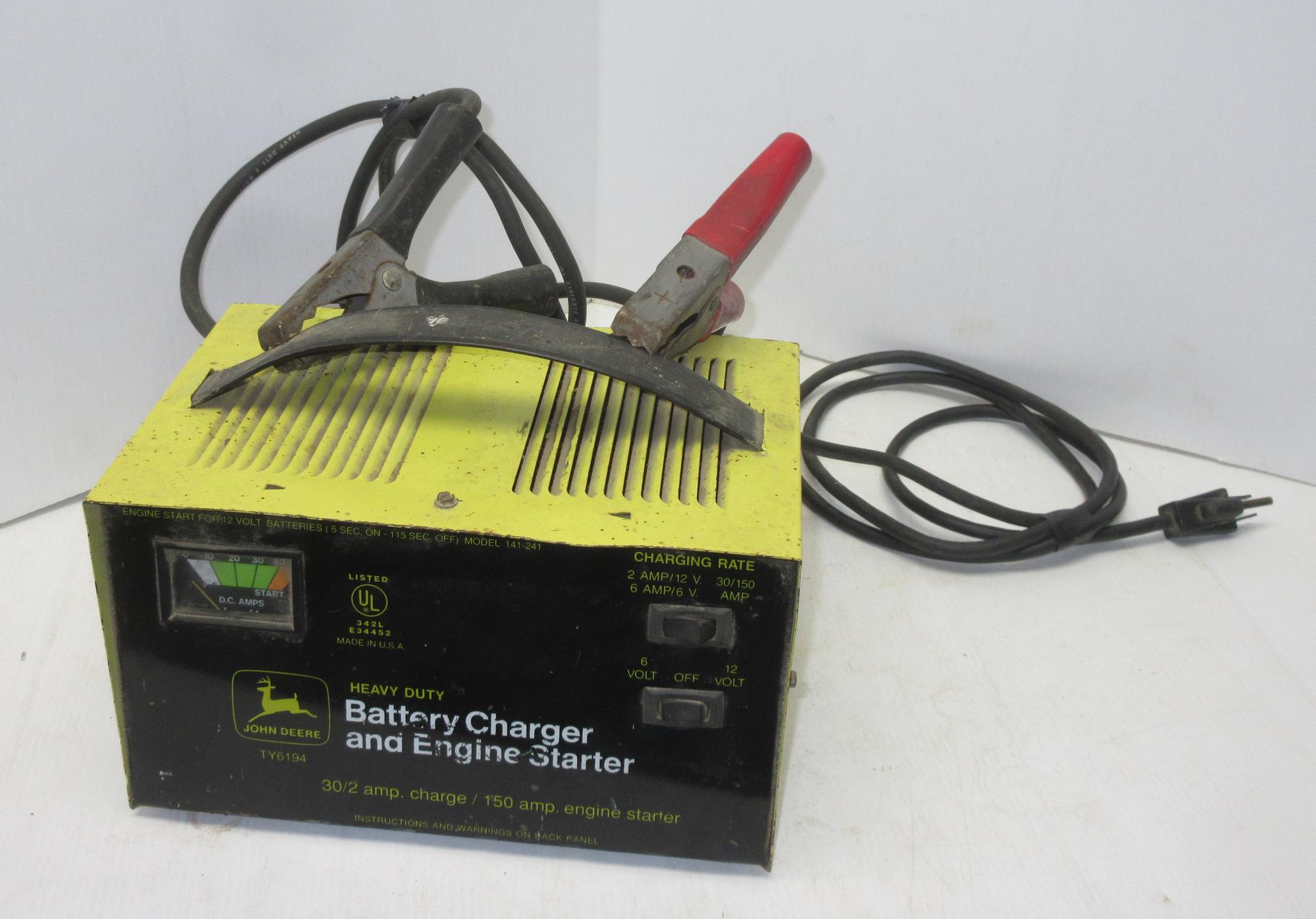 john deere toy tractor battery charger