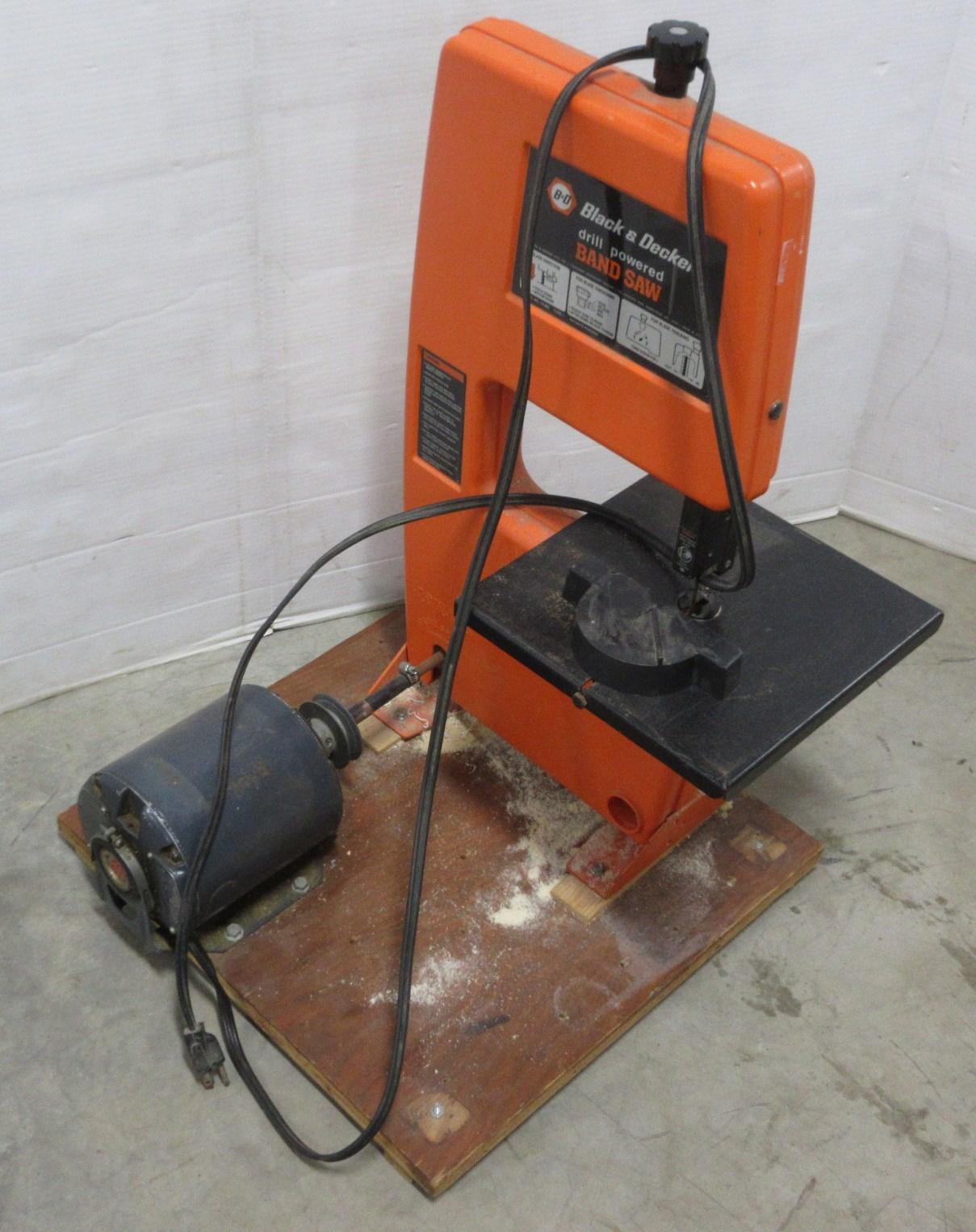 Albrecht Auctions | Black & Decker Drill Powered Band Saw with Electric