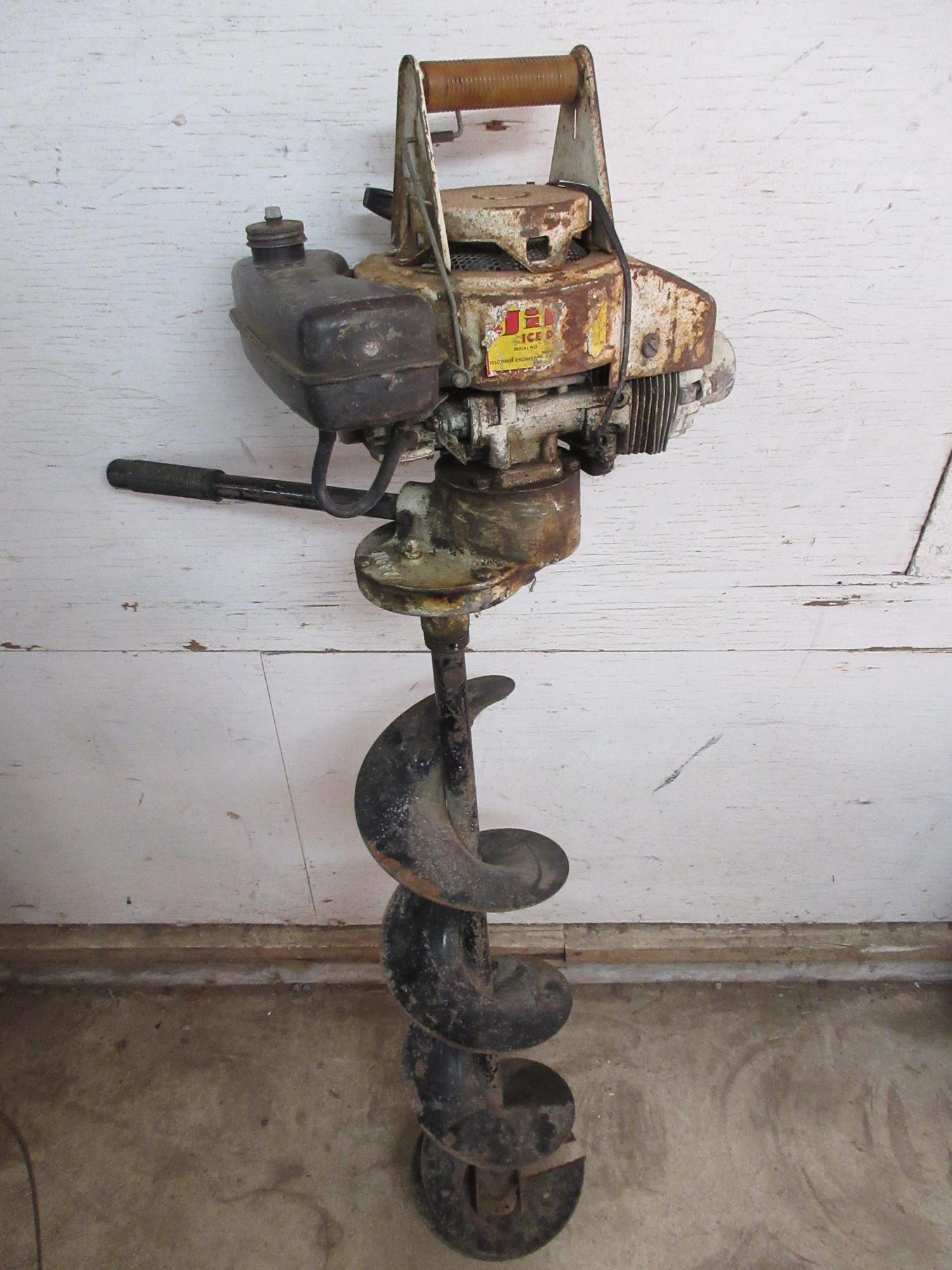 Albrecht Auctions Older 9" Jiffy Ice Auger