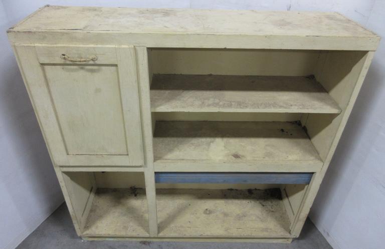 Albrecht Auctions Antique Hoosier Cabinet Top With Flour Bin