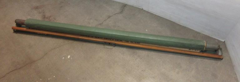 (5) Older Classroom Pull-Down Maps with Bracket