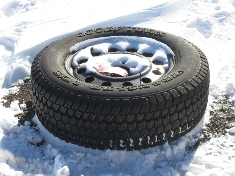 275/65R18 Tire on a Six-Bolt Rim