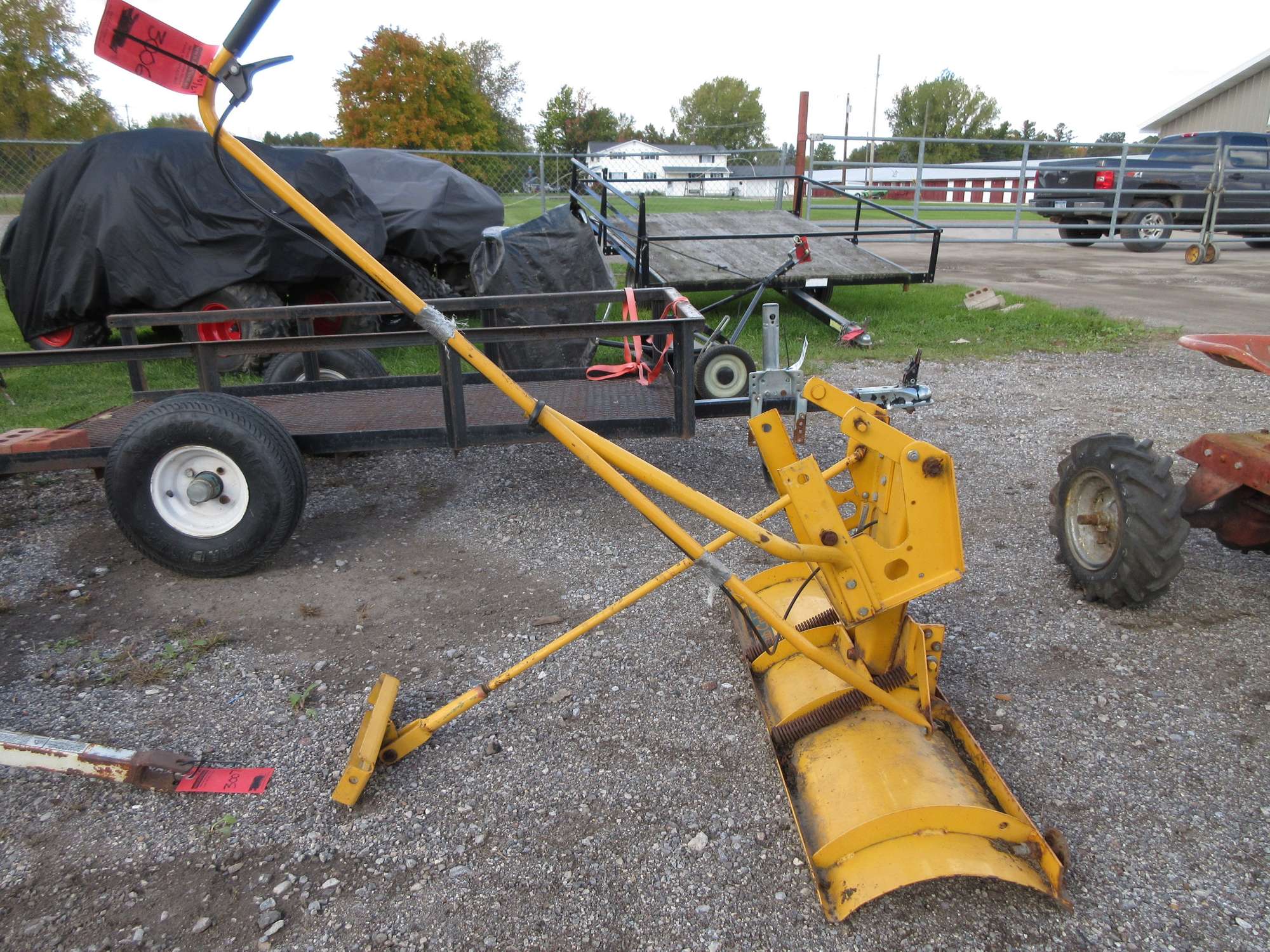 Albrecht Auctions Cub Cadet Snow Plow for a Cub Cadet Lawn Tractor