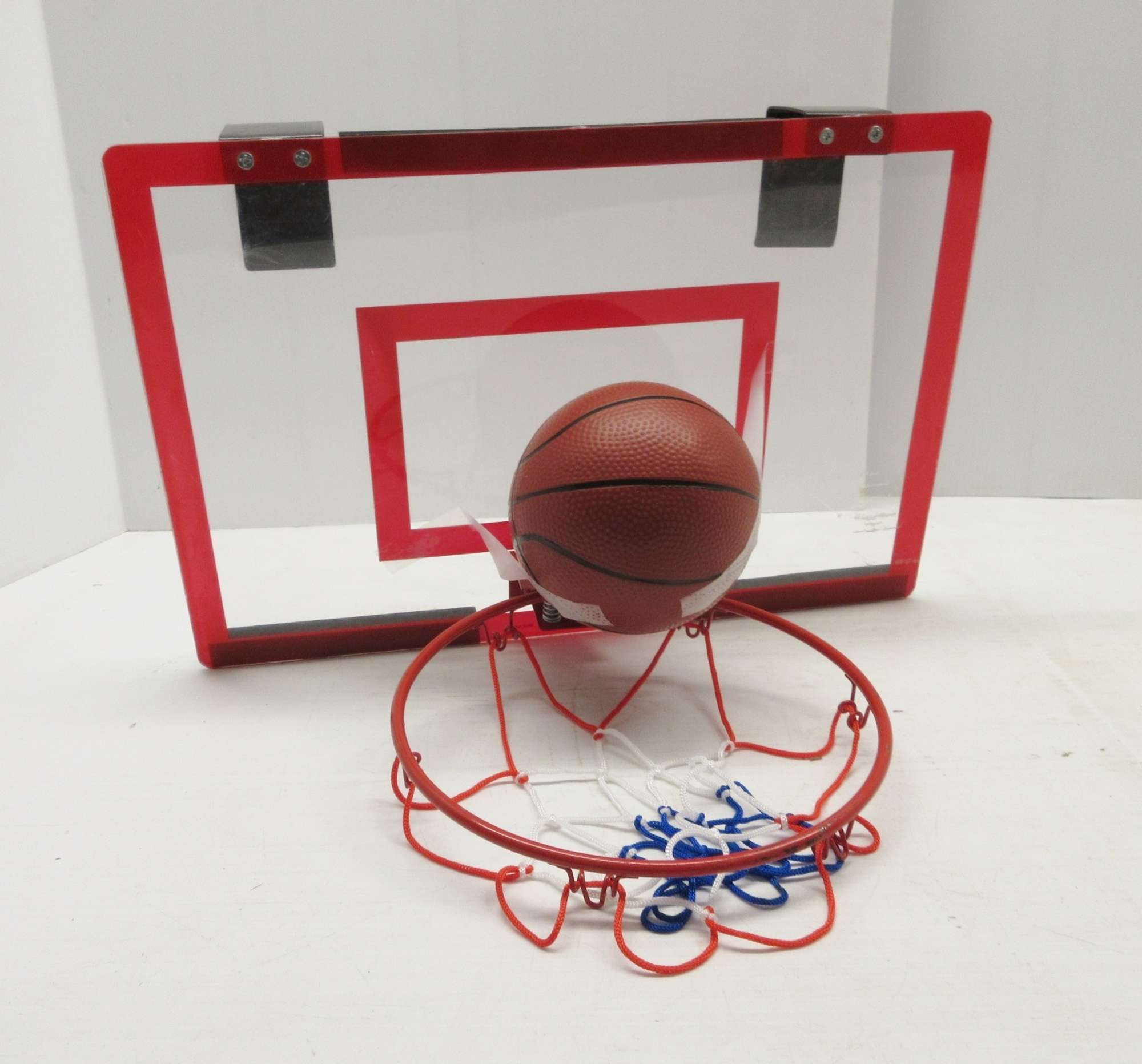Albrecht Auctions Basketball Hoop and Ball, Hangs on Door