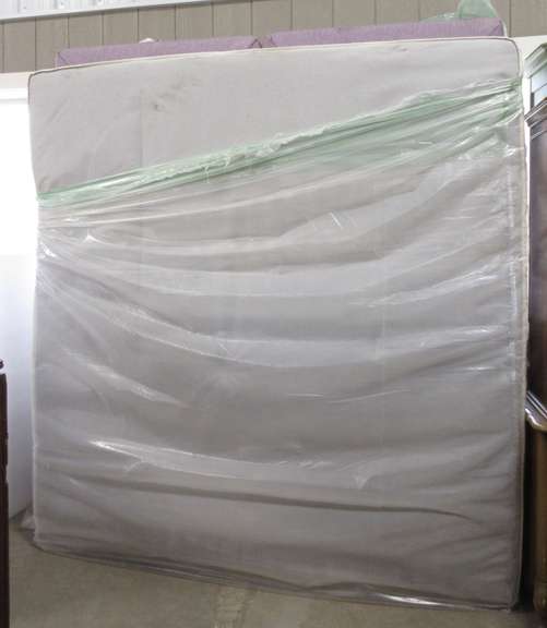 King Size Firm Mattress with (2) Twin Box Springs, Approx. One Year Old, Purchased from Art Van