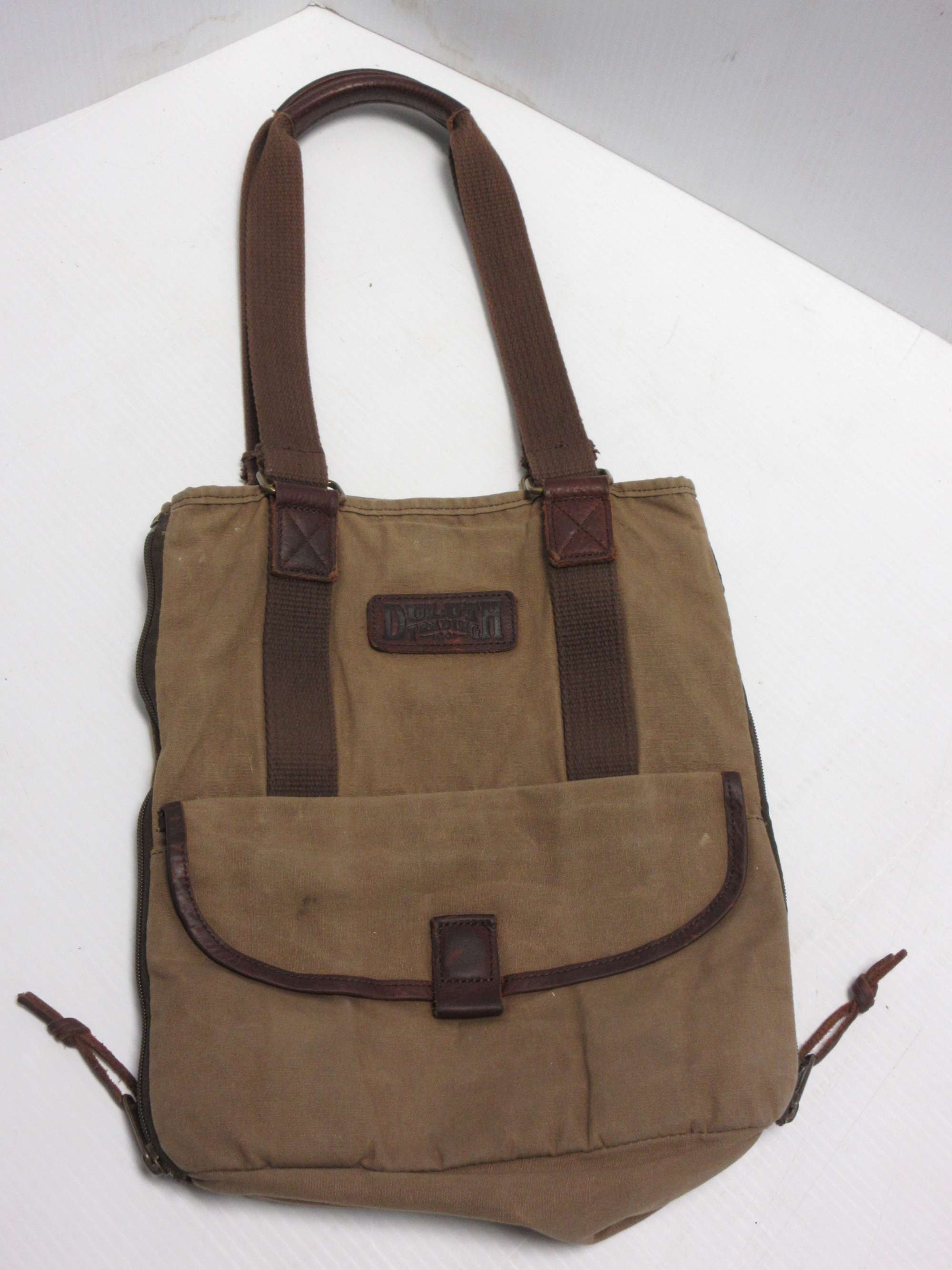 duluth trading oil cloth sling bag