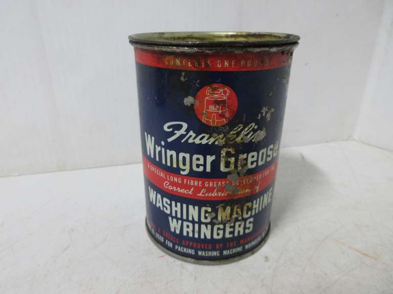 Franklin Washing Machine Wringer Grease Tin