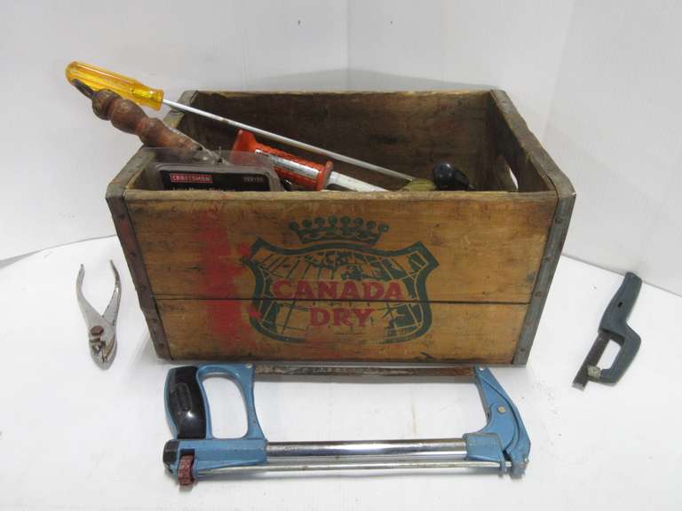 Canada Dry Crate and Tools