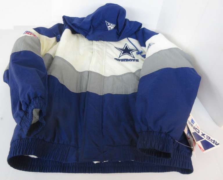 Dallas Cowboys Authentic Proline Apex One Winter Jacket with Removable Hood, Mens Size Large