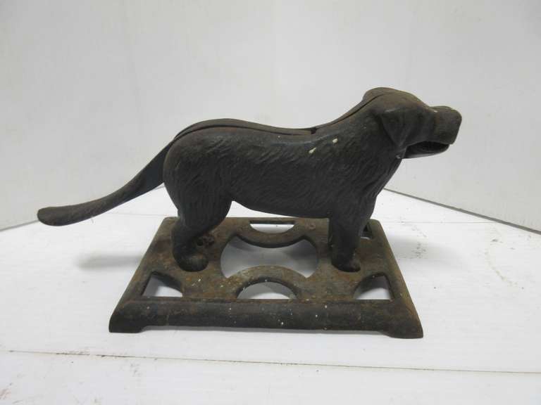 Cast Iron Dog Nutcracker