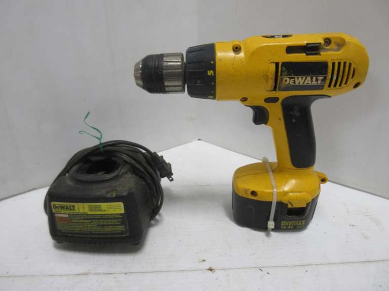 DeWALT 14.4V Drill, Charger, and Battery 