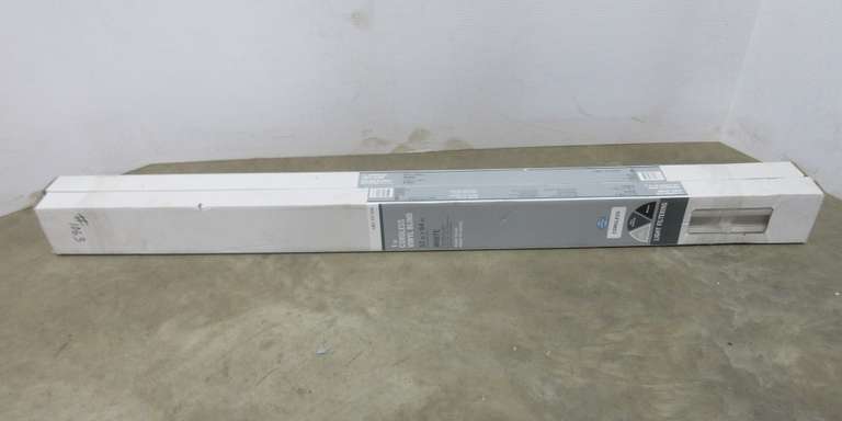 (2) 1" Cordless Vinyl Blinds, White in Color, Includes Hardware and Instructions