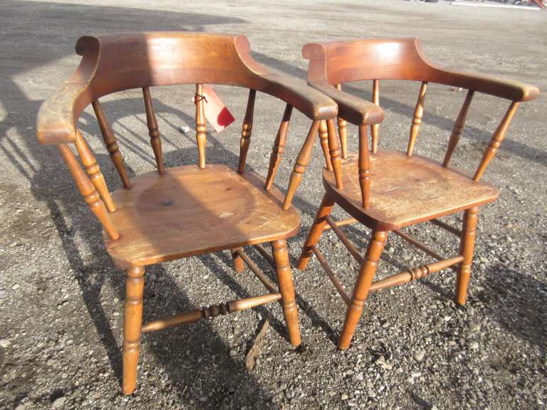 (2) Wood Chairs