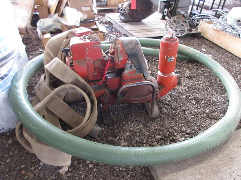 Sludge Pump with Suction Hose and Discharge Hose