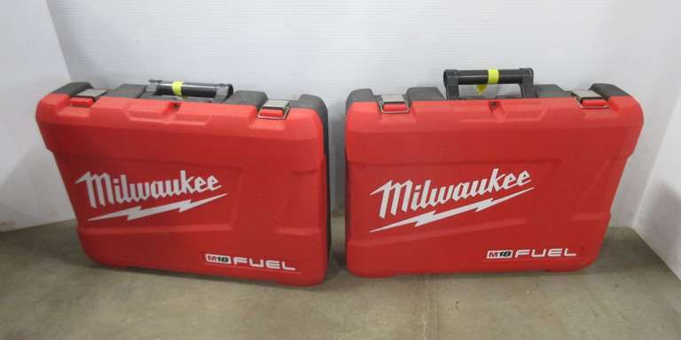 (2) Milwaukee Fuel Carrying Cases