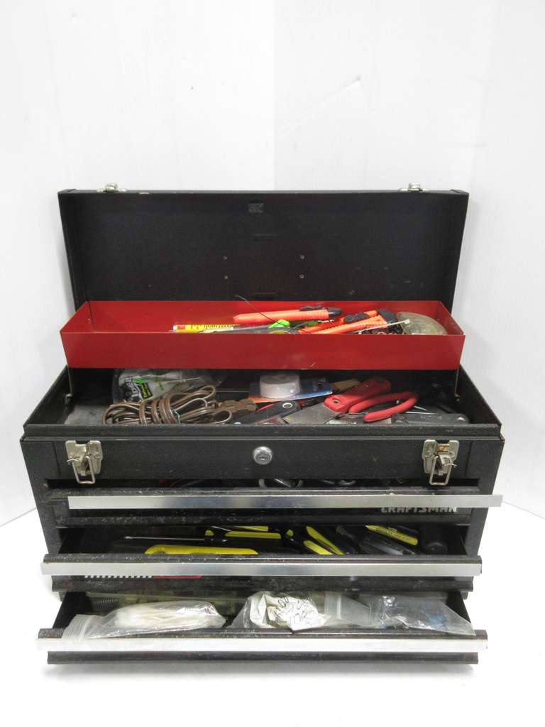 Craftsman Tool Box with Tools