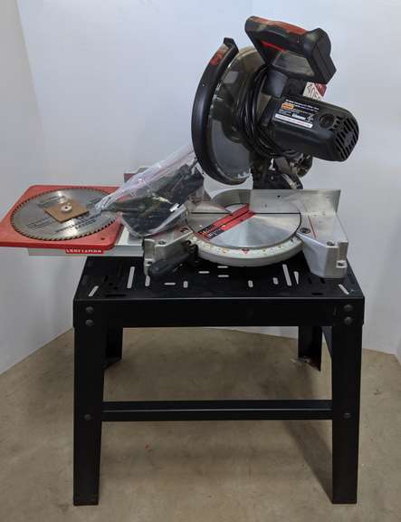 Craftsman 10" Compound Saw with Accessories and Heavy Duty Stand, 5000 RPM, Very Strong, Model 315212500