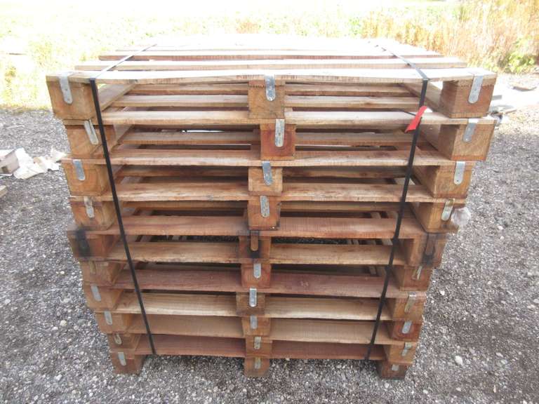 (10) Heavy Duty Wooden Skids