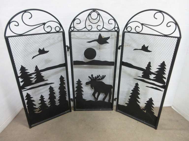 Wildlife Design Fireplace Screen