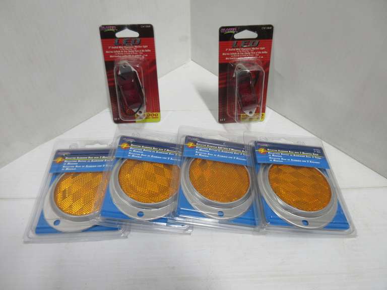 (4) Reflectors and (2) LED 2" Mini Clearance/Marker Lights