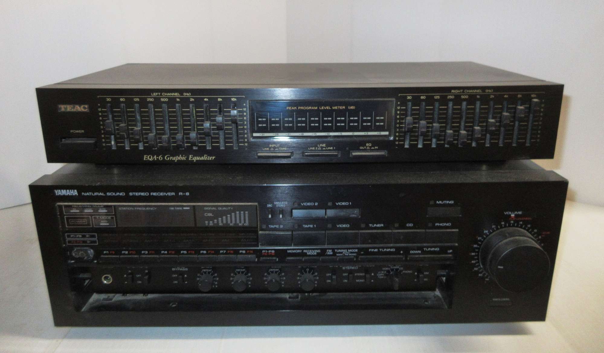 Albrecht Auctions Yamaha Receiver and Teac Equalizer