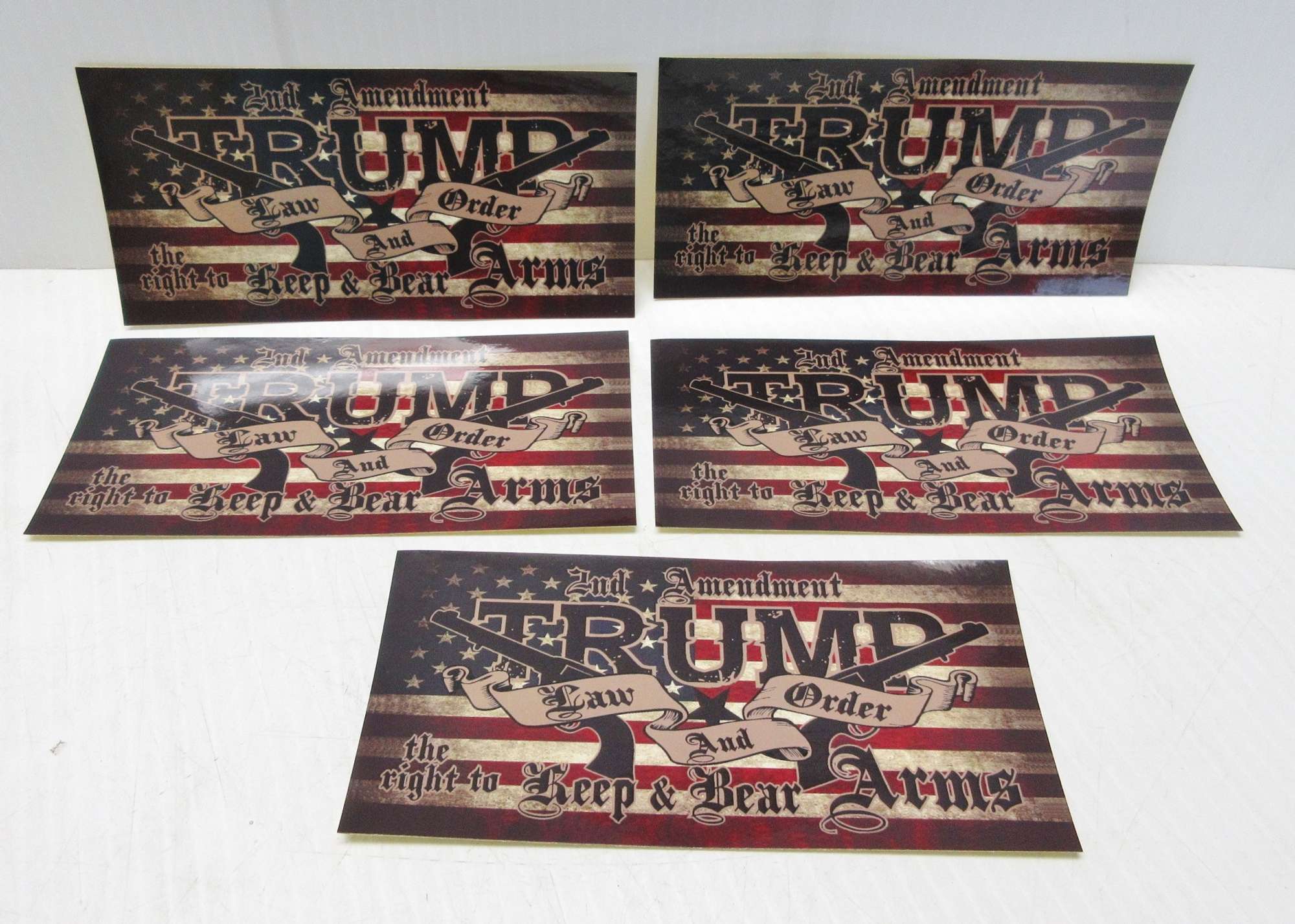 Albrecht Auctions | (5) Trump 2nd Amendment Stickers