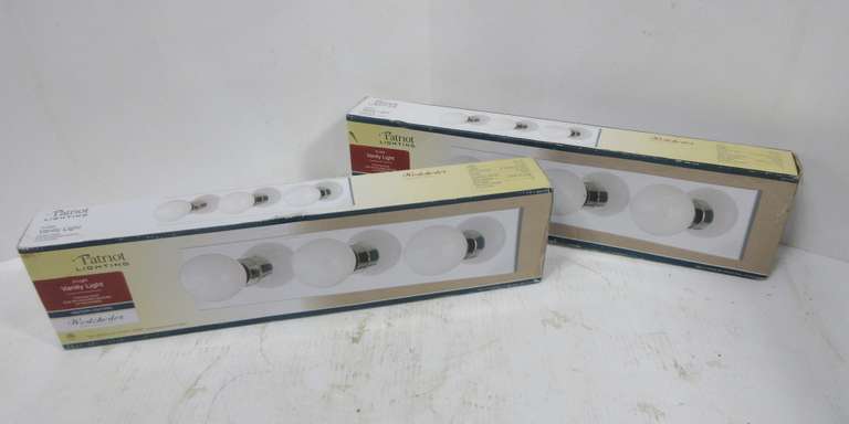 (2) Sets of Vanity Lights from Patriot Lighting