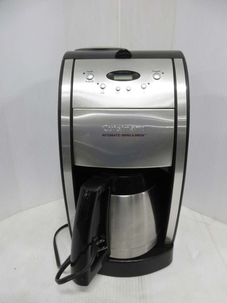 Albrecht Auctions | Cuisinart Coffee Maker with Grinder and Thermal Pot