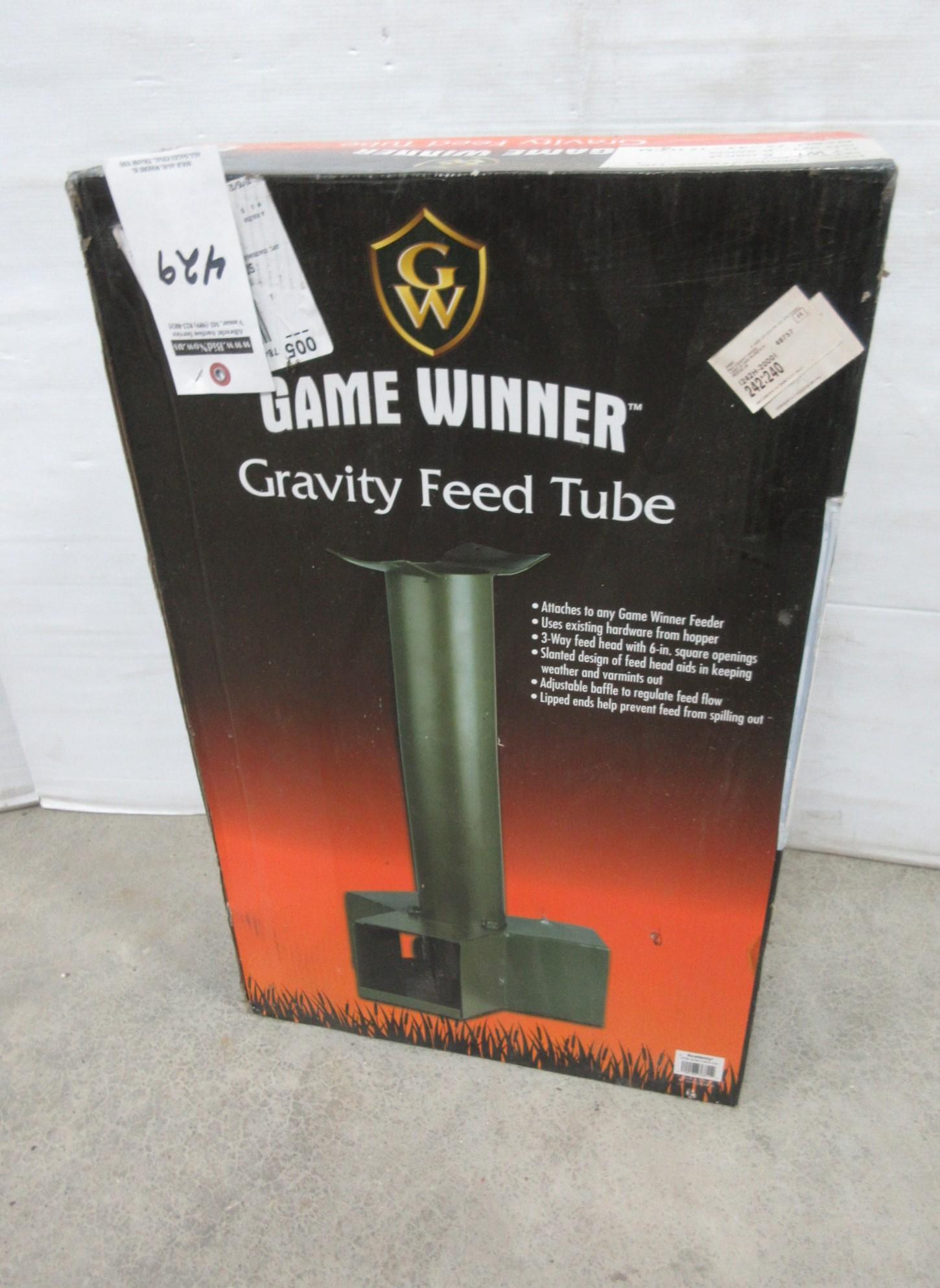 Albrecht Auctions Game Winner Gravity Feed Tube