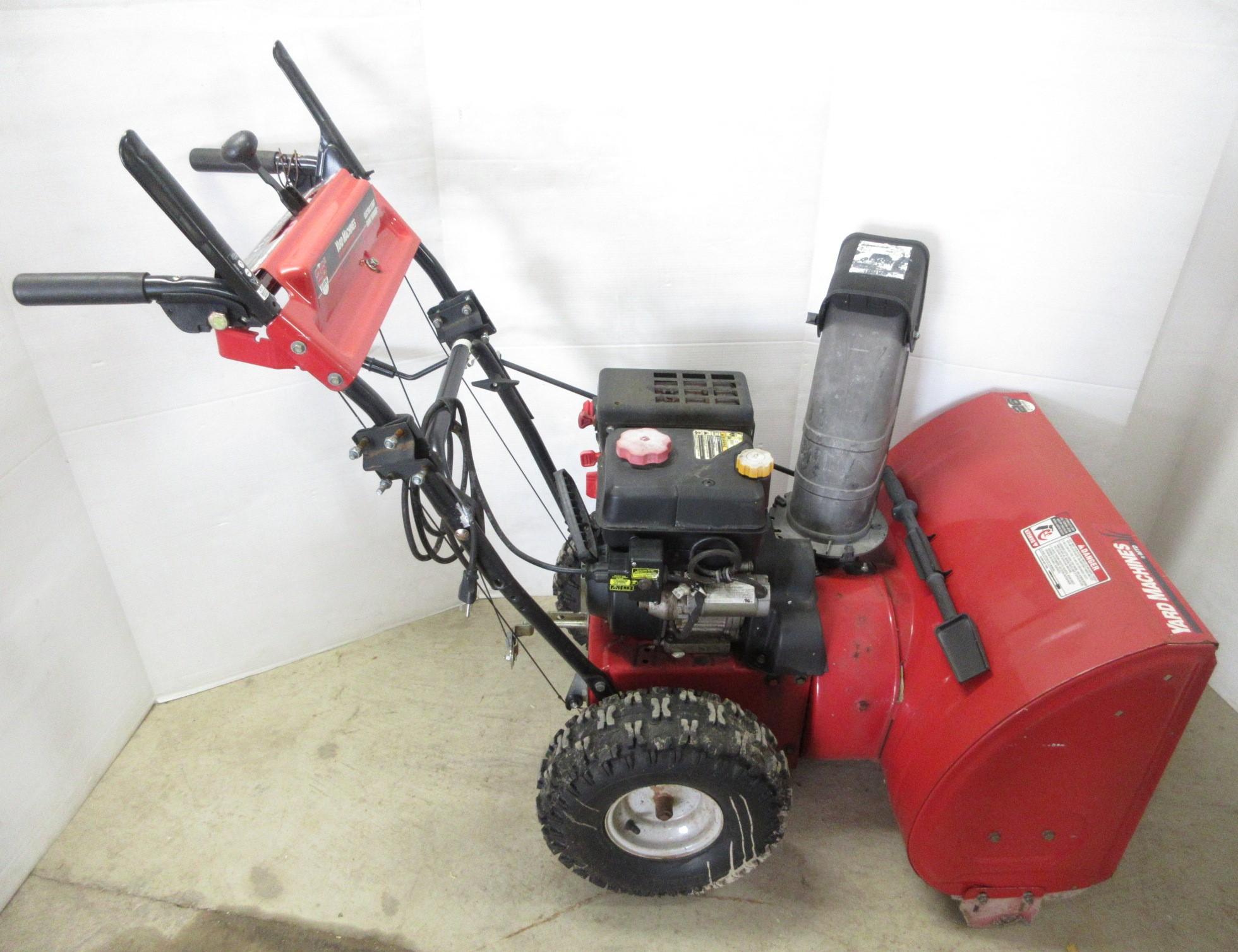 Albrecht Auctions | Yard Machine Snow Blower, Made by MTD ...