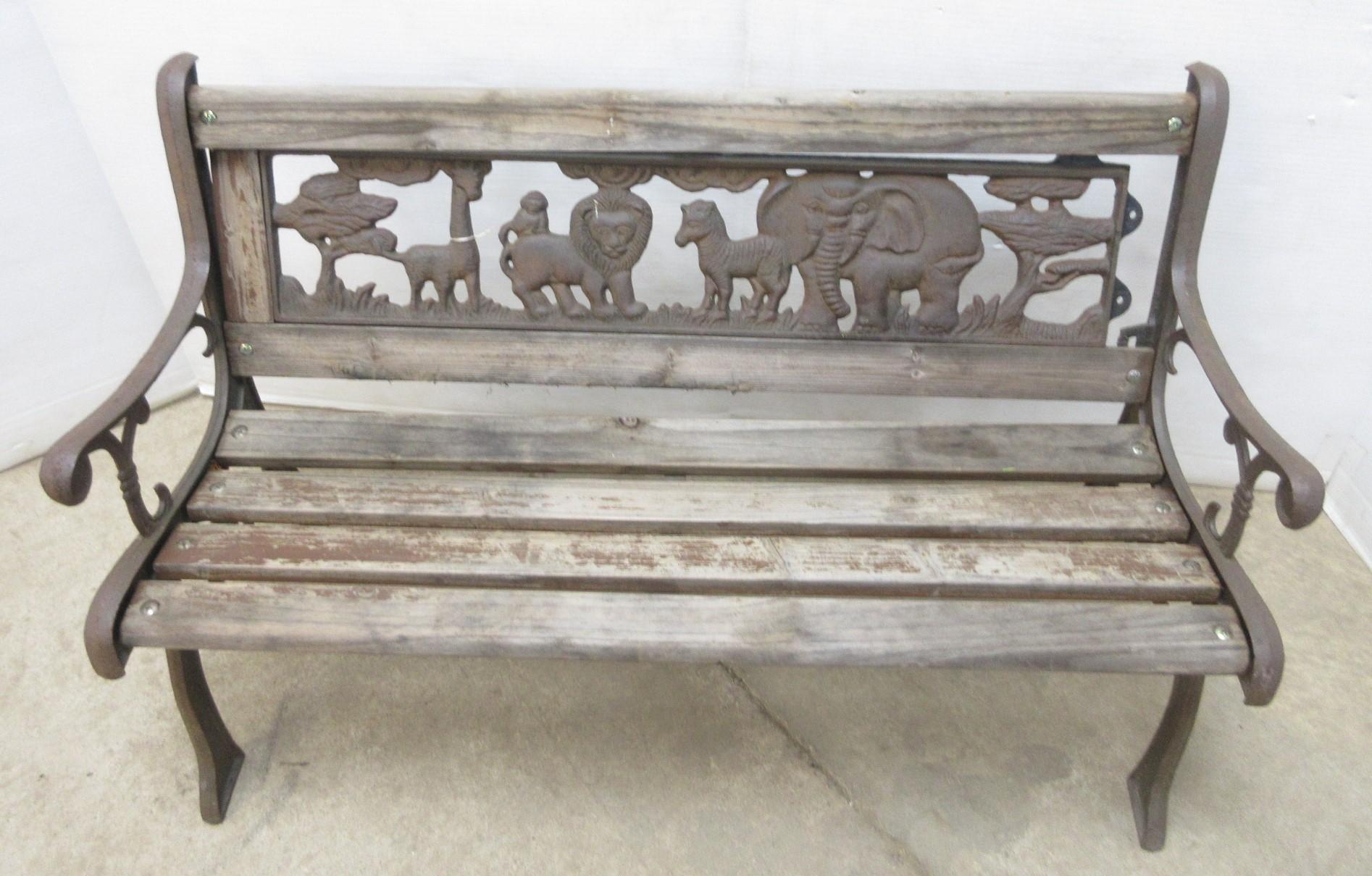 Albrecht Auctions Childs Garden Bench