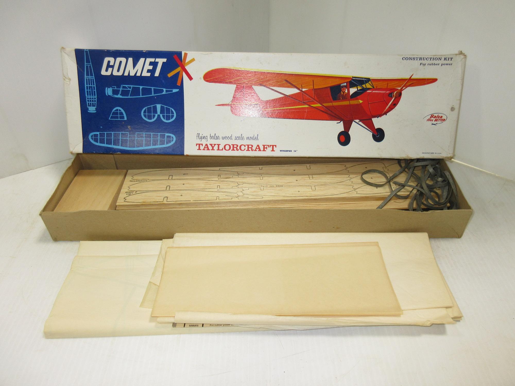 comet balsa wood model airplane kits