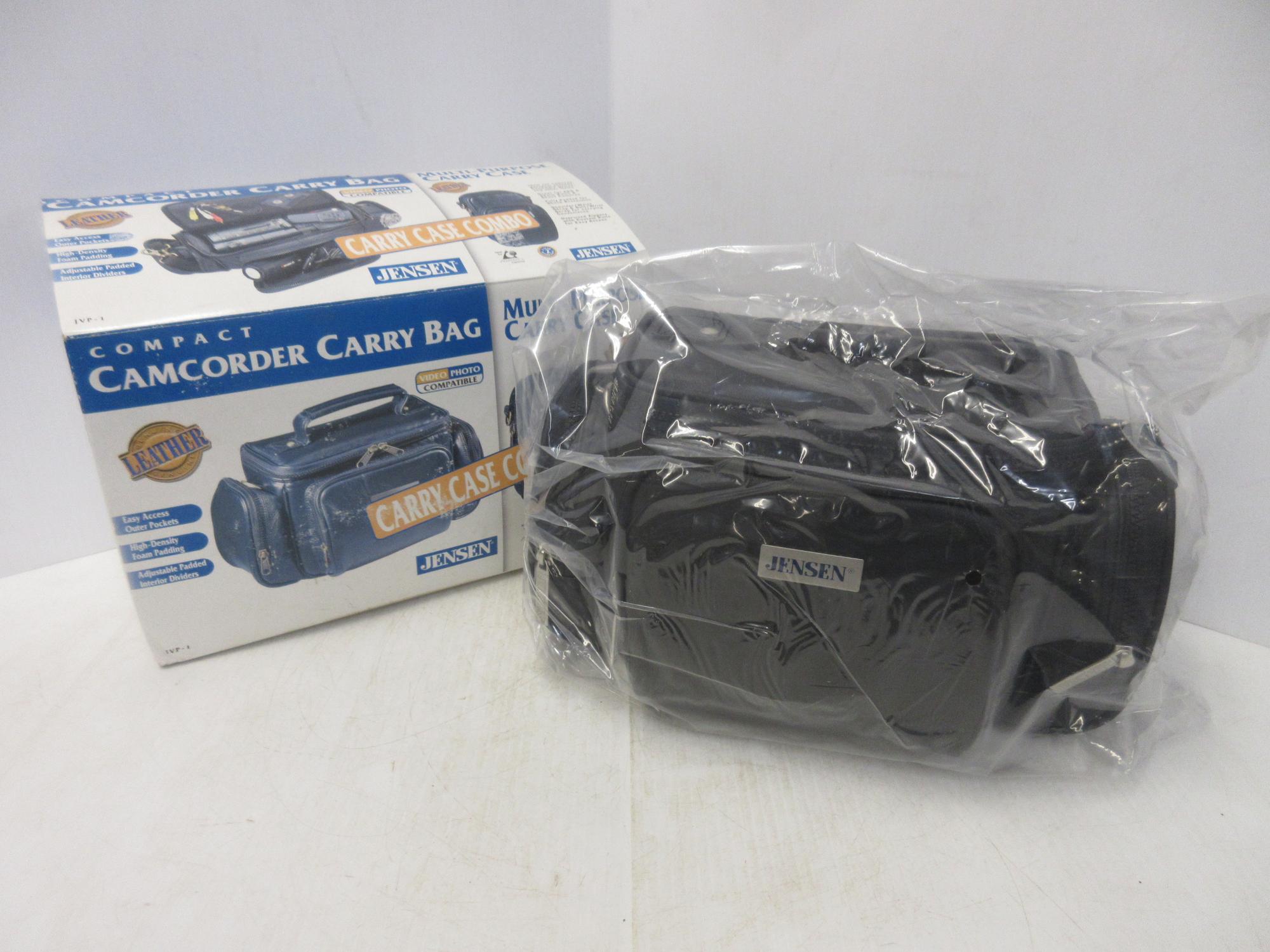 Albrecht Auctions Genuine Leather Compact Camcorder/Camera Carrying