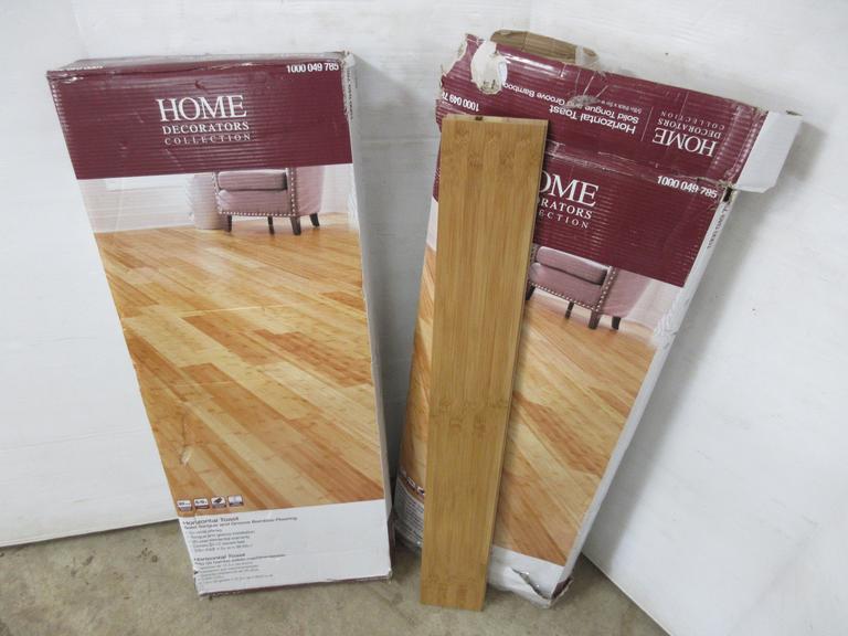 (2) Cases of Home Decorators Collection Horizontal Toast Solid Tongue and Groove Bamboo Flooring