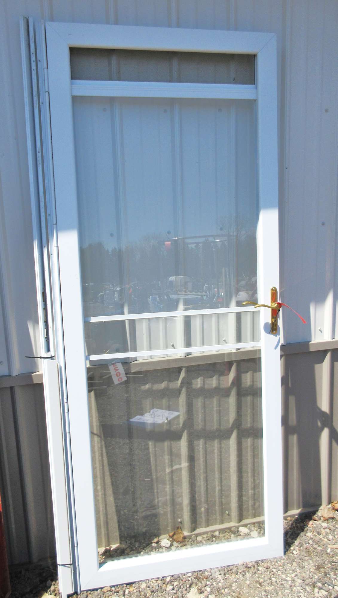 Albrecht Auctions Andersen Storm Door with BuiltIn Screen