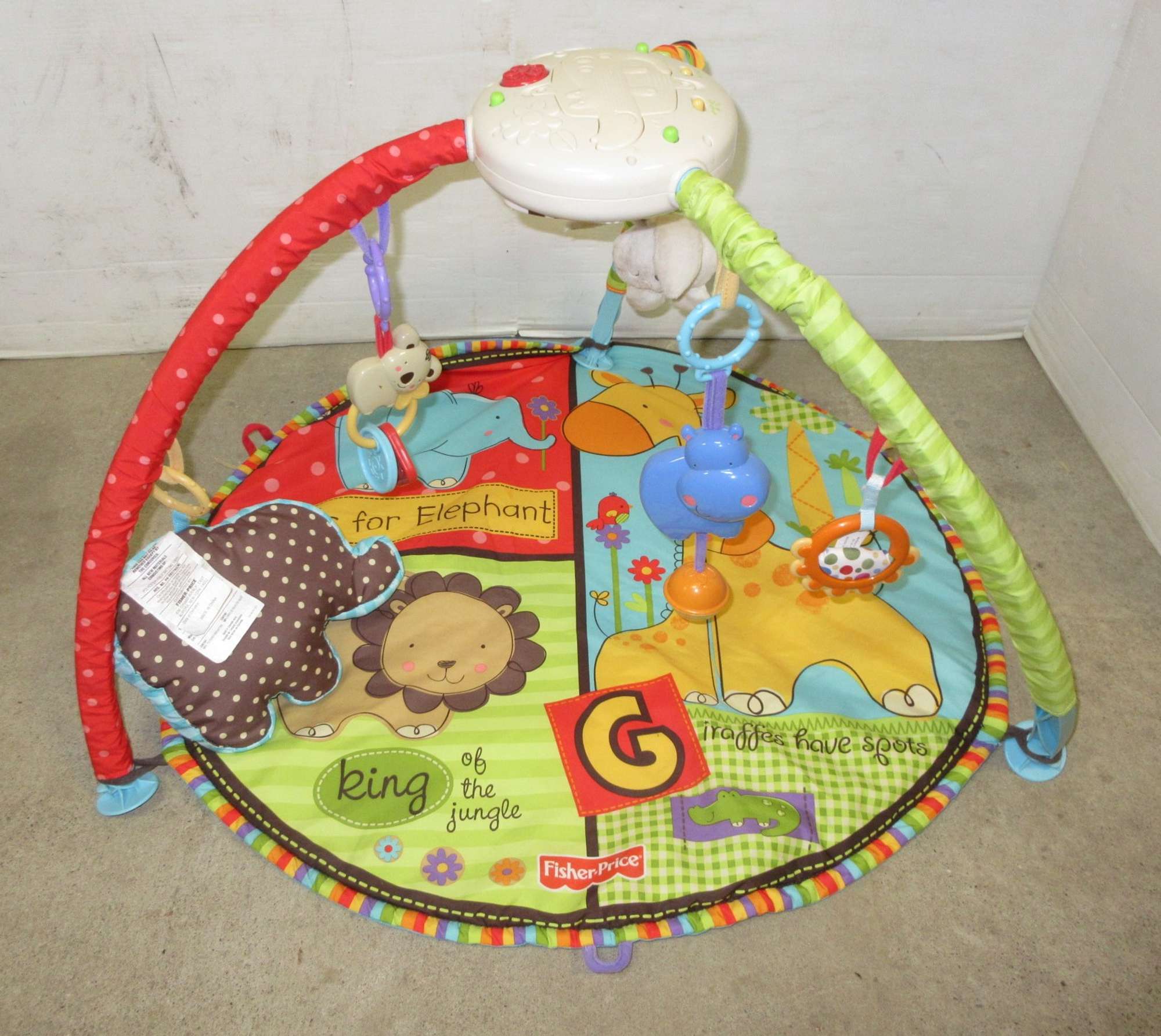fisher price animal play mat