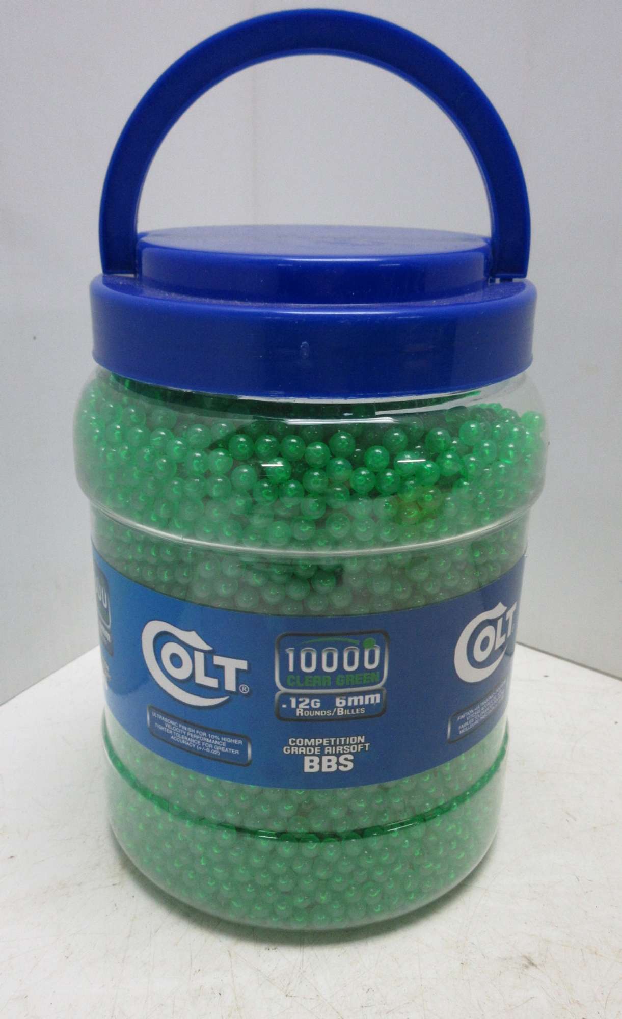 Albrecht Auctions Partial Container of 10,000 Colt Airsoft BBs, 6mm