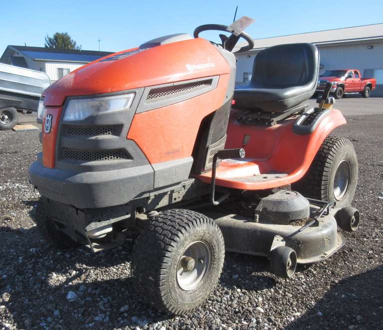 Husqvarna Riding Lawn Mower, Model No. YTH2348 with Owner's Manual, 23 HP, Key and Manual in Office