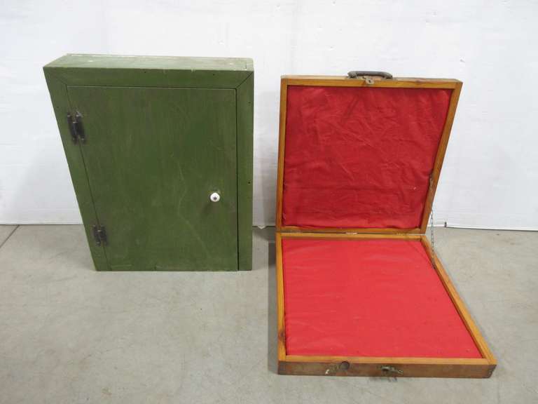 (2) Wood Boxes