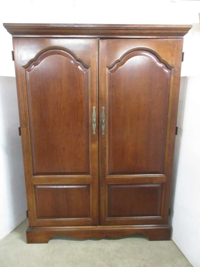 Solid Cherry Armoire Cabinet