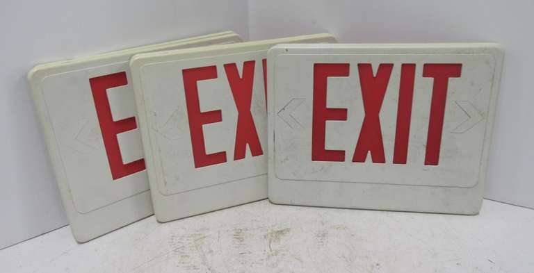 (6) Exit Signs