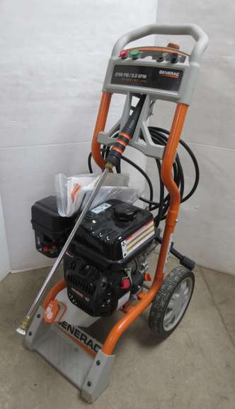 Generac Power Washer, 2700 PSI, 2.3 GPM, 196cc