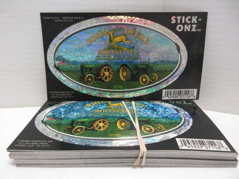 (50) John Deere Stick-On Decals