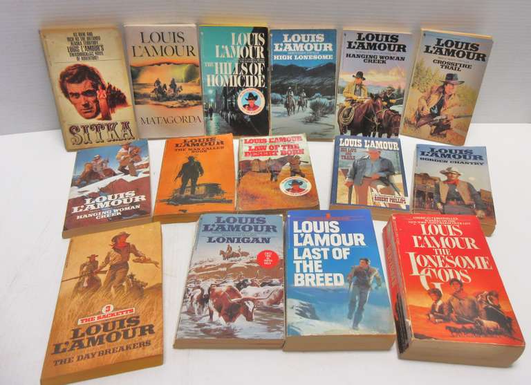 (15) Western Novels by Louis L'Amour