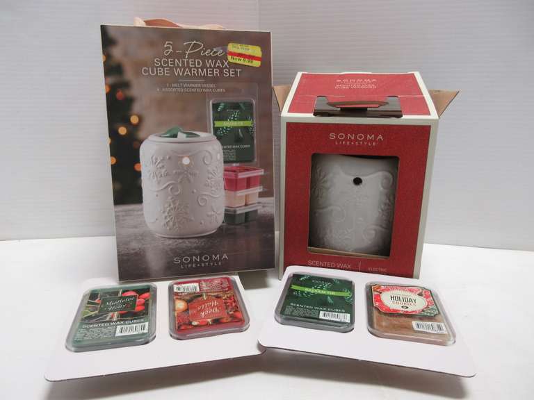 Sonoma Five-Piece Scented Wax Cube Warmer Set