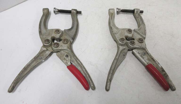 (2) Squeeze-Action Toggle Plier Clamps