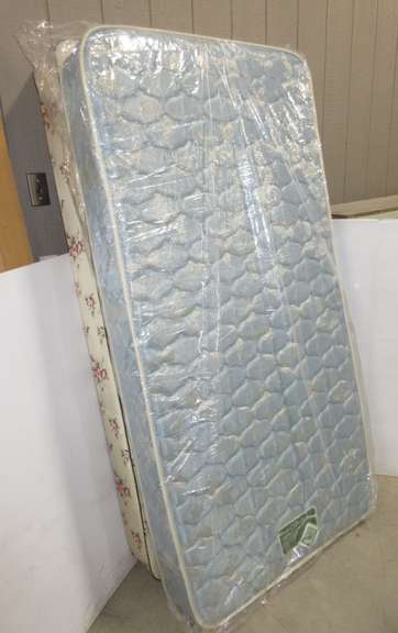 Mattress and Box Spring, Peer-O-Pedic, Twin Size