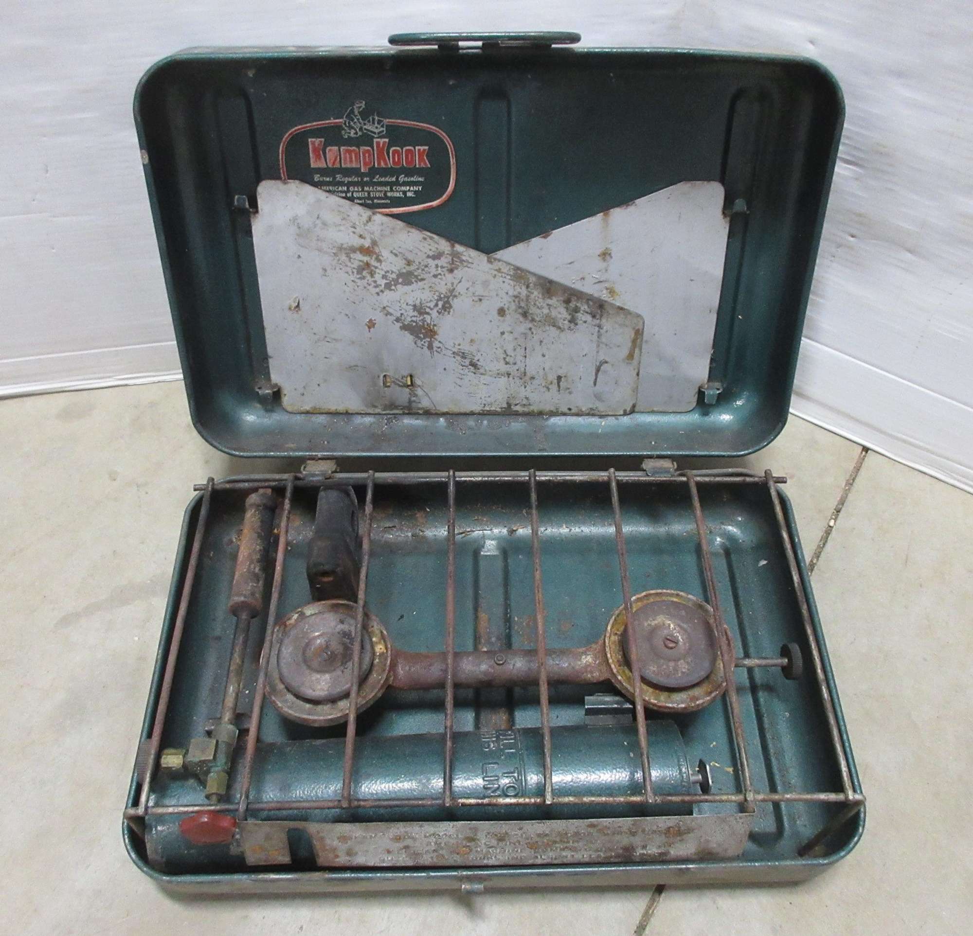 Albrecht Auctions | Coleman Camp Stove, Two-Burner, Fueled ...