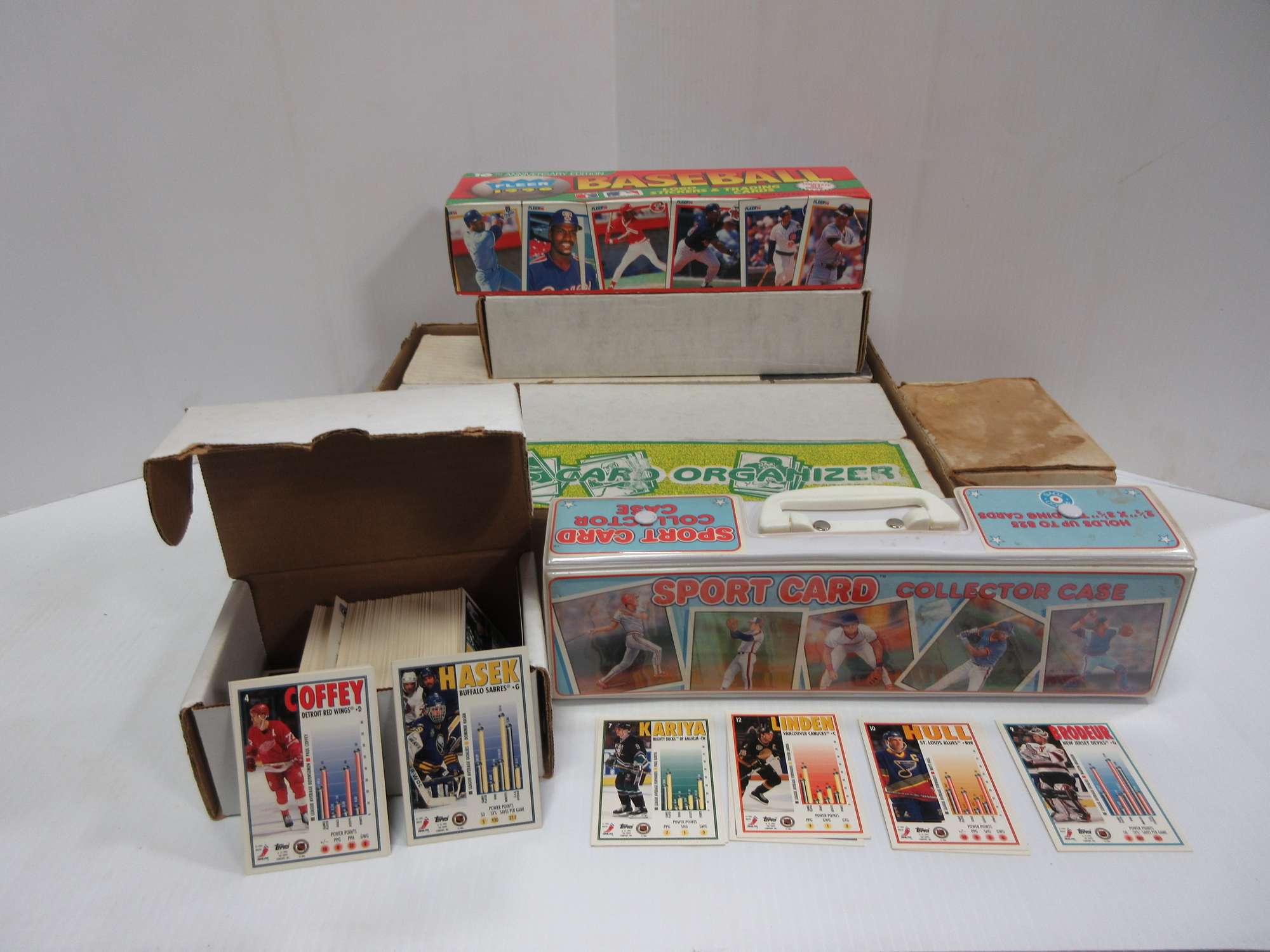 Albrecht Auctions Baseball Card Collection, Includes (5) Large Boxes and a Collector's Case