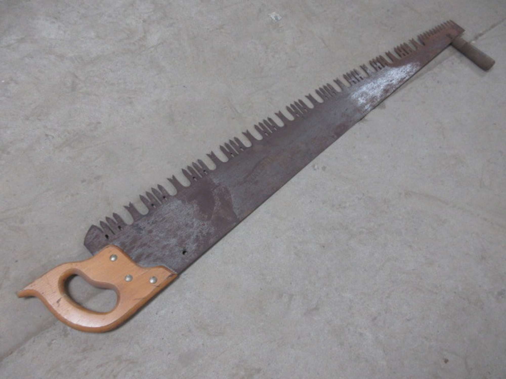 Albrecht Auctions | Two-Man Crosscut Saw with Two Handles